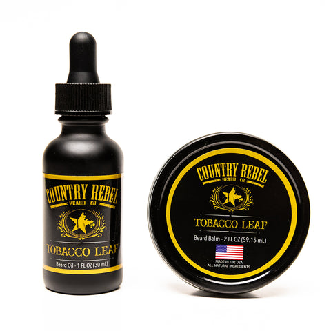 Tobacco Leaf Beard Oil/Balm Combo