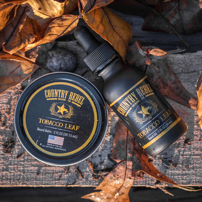 Tobacco Leaf Beard Oil/Balm Combo