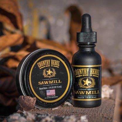 Sawmill Beard Oil/Balm Combo