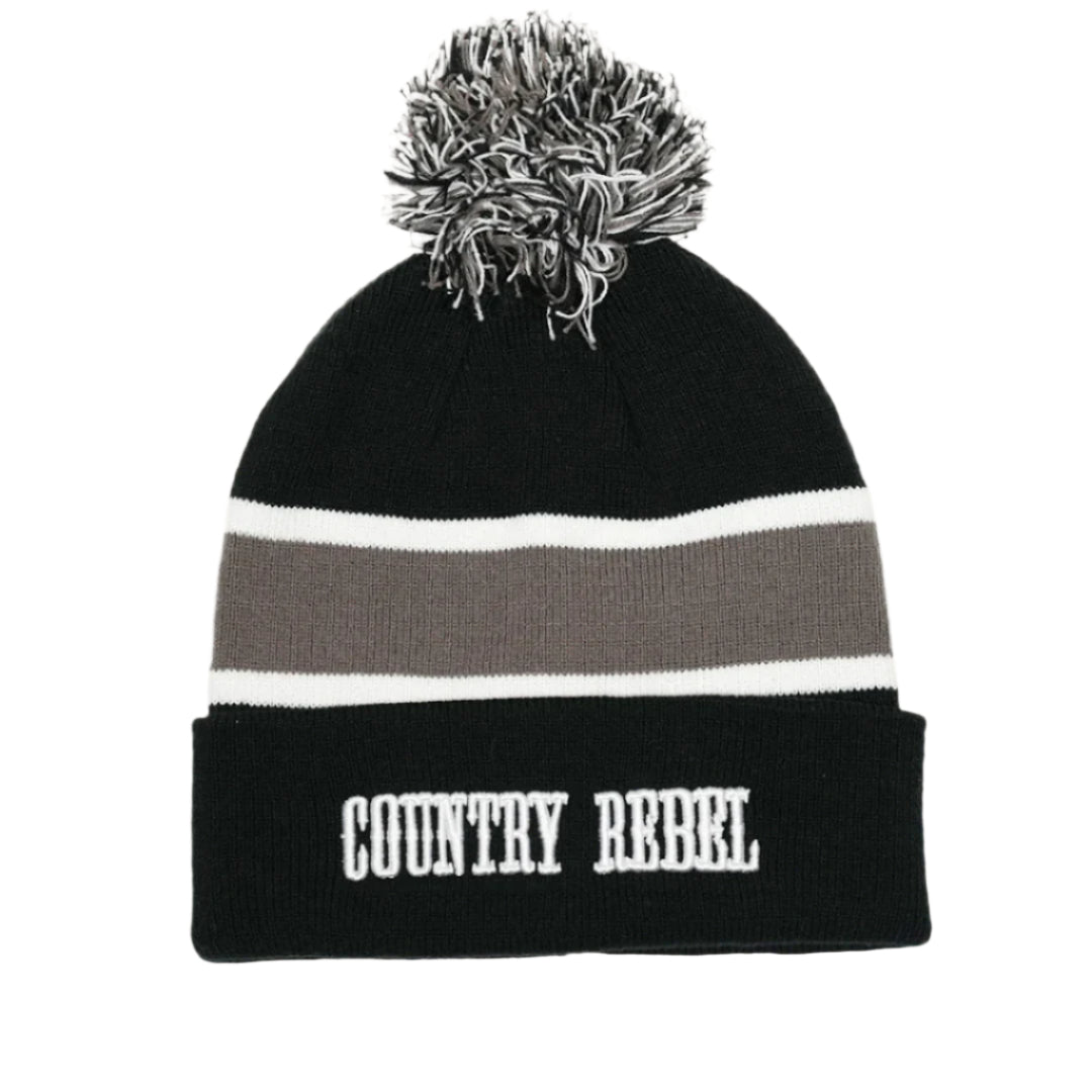 Country Rebel Pom Beanie